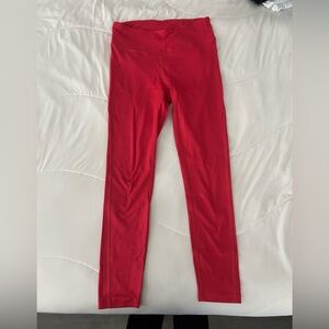 Red / pink Outdoor Voices leggings